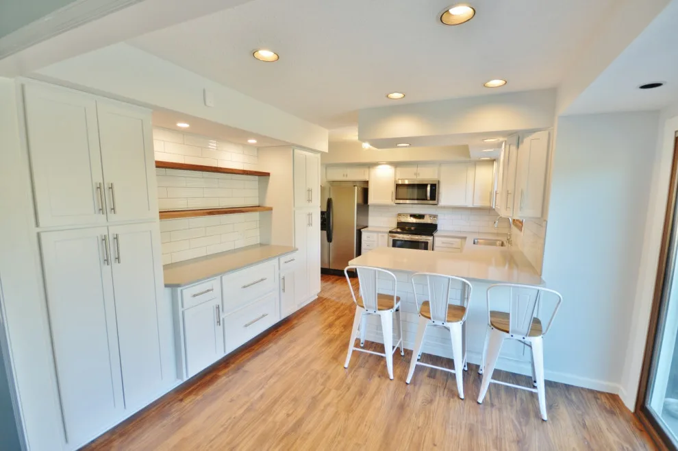 Renovation of White Kitchen by Horizon Custom Build & Remodel - Photo 3