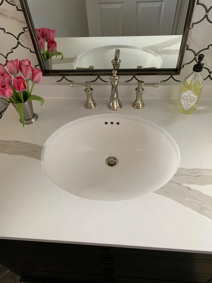 Miami FL Powder Room Renovation by All Wood Kitchens & Closets - Photo 2
