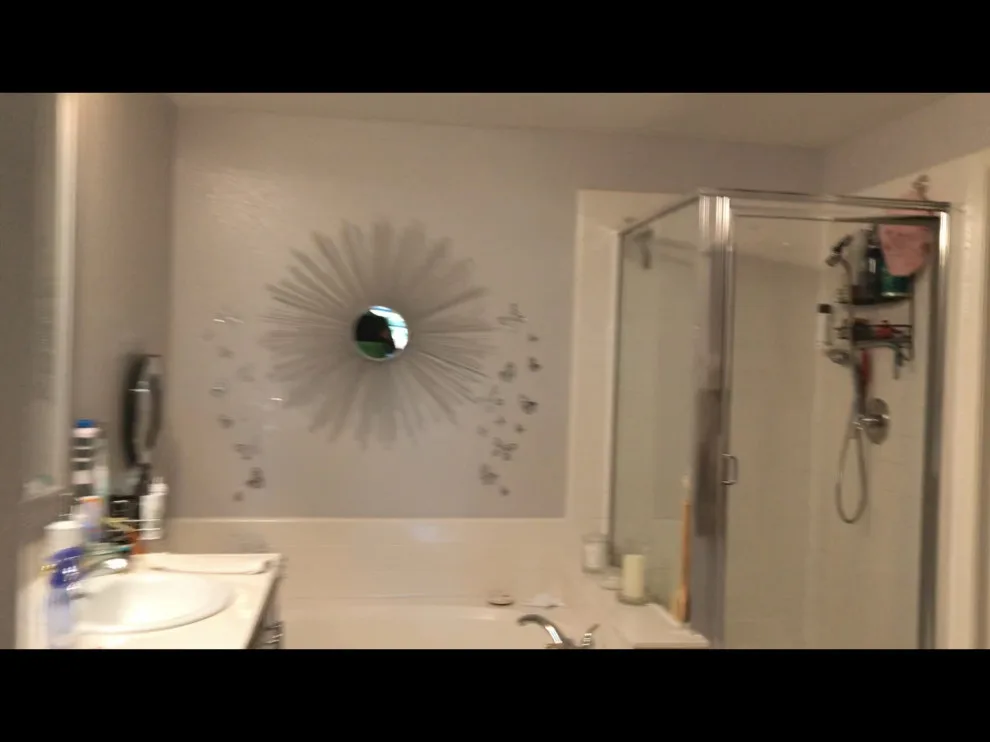 Soft Purple and Pink Master Bathroom Renovation by Amos Tile LV - Photo 3