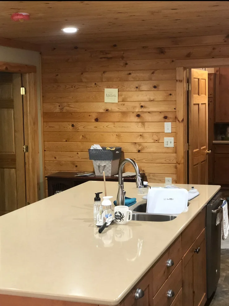 Knotty Alder Rustic Kitchen Renovation by Kitchen Solvers Of Eau Claire - Photo 3