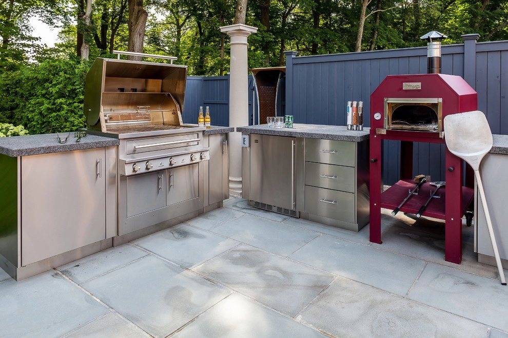 Greenwich Outdoor Kitchen by Rock Spring Design Group LLC (David Verespy, ASLA) - Photo 6