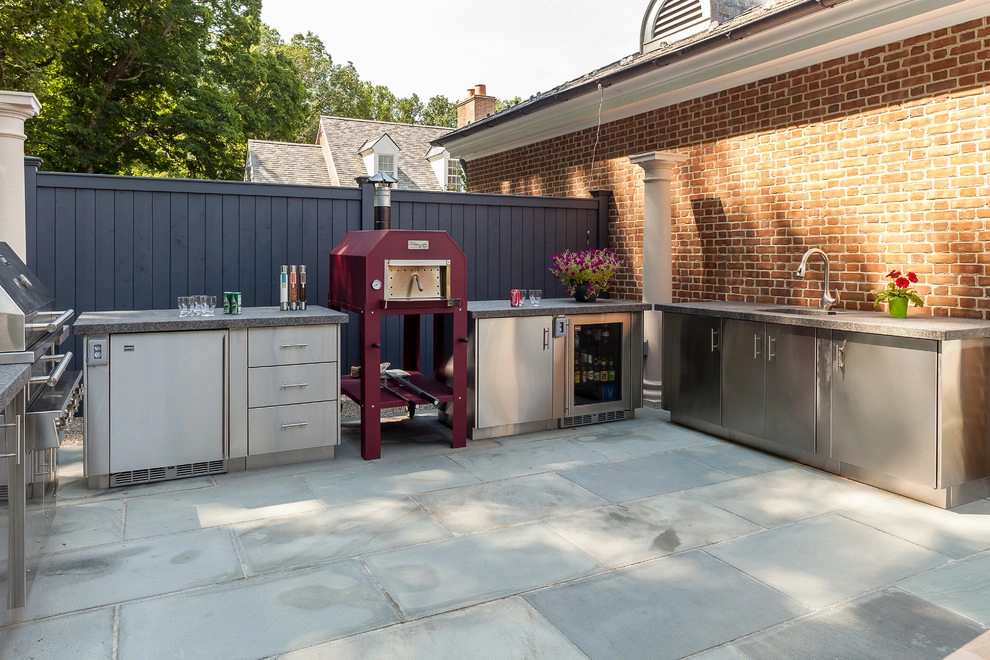 Greenwich Outdoor Kitchen by Rock Spring Design Group LLC (David Verespy, ASLA) - Photo 5