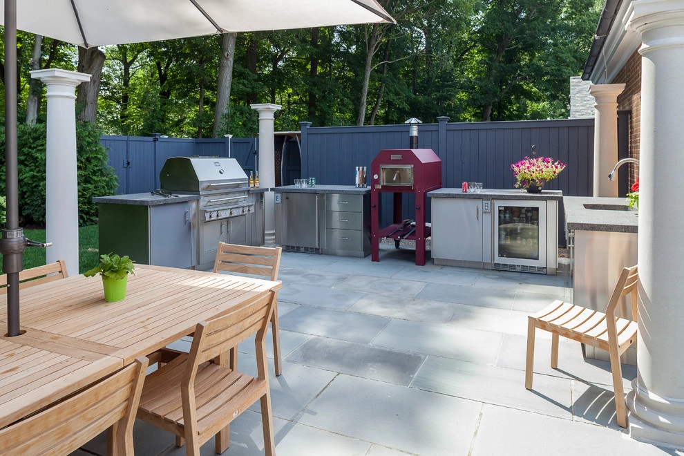 Greenwich Outdoor Kitchen by Rock Spring Design Group LLC (David Verespy, ASLA) - Photo 4