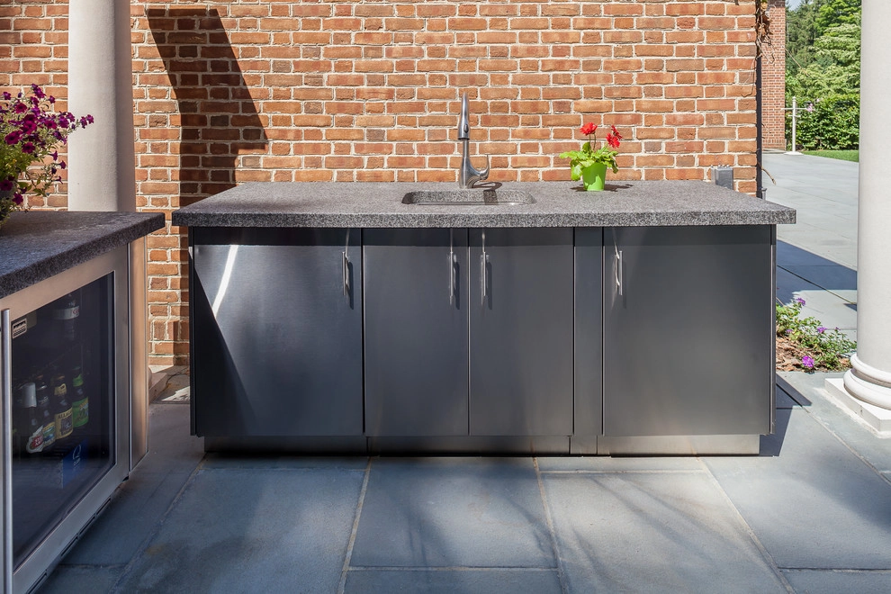 Greenwich Outdoor Kitchen by Rock Spring Design Group LLC (David Verespy, ASLA) - Photo 2