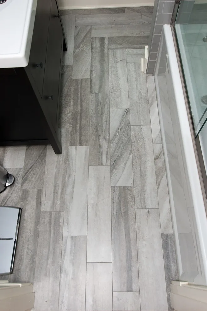 Gray Tones Bathroom by Ray Tile & Bath - Photo 5