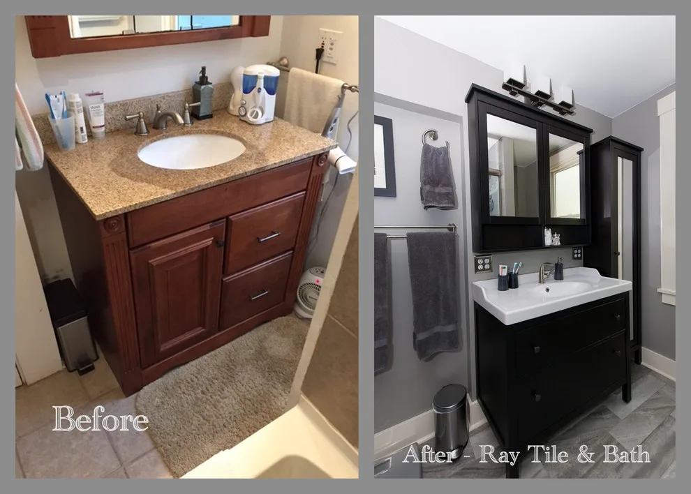 Gray Tones Bathroom by Ray Tile & Bath - Photo 9