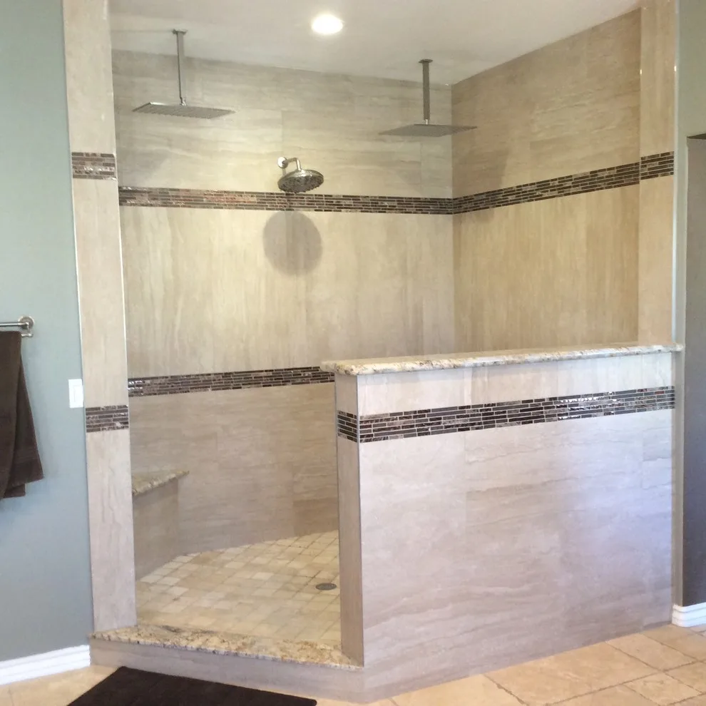 bathroom renovation by Amos Tile LV - Photo 4