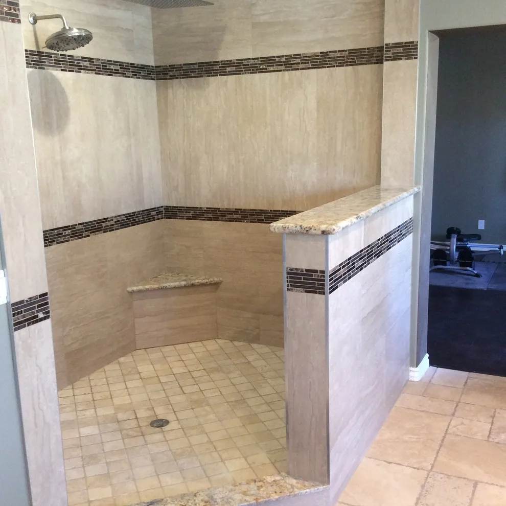 bathroom renovation by Amos Tile LV - Photo 8