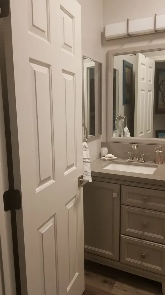 Compact Bathroom Renovation by DLM Designer/Remodeler Kitchen And Bath Plus - Photo 2