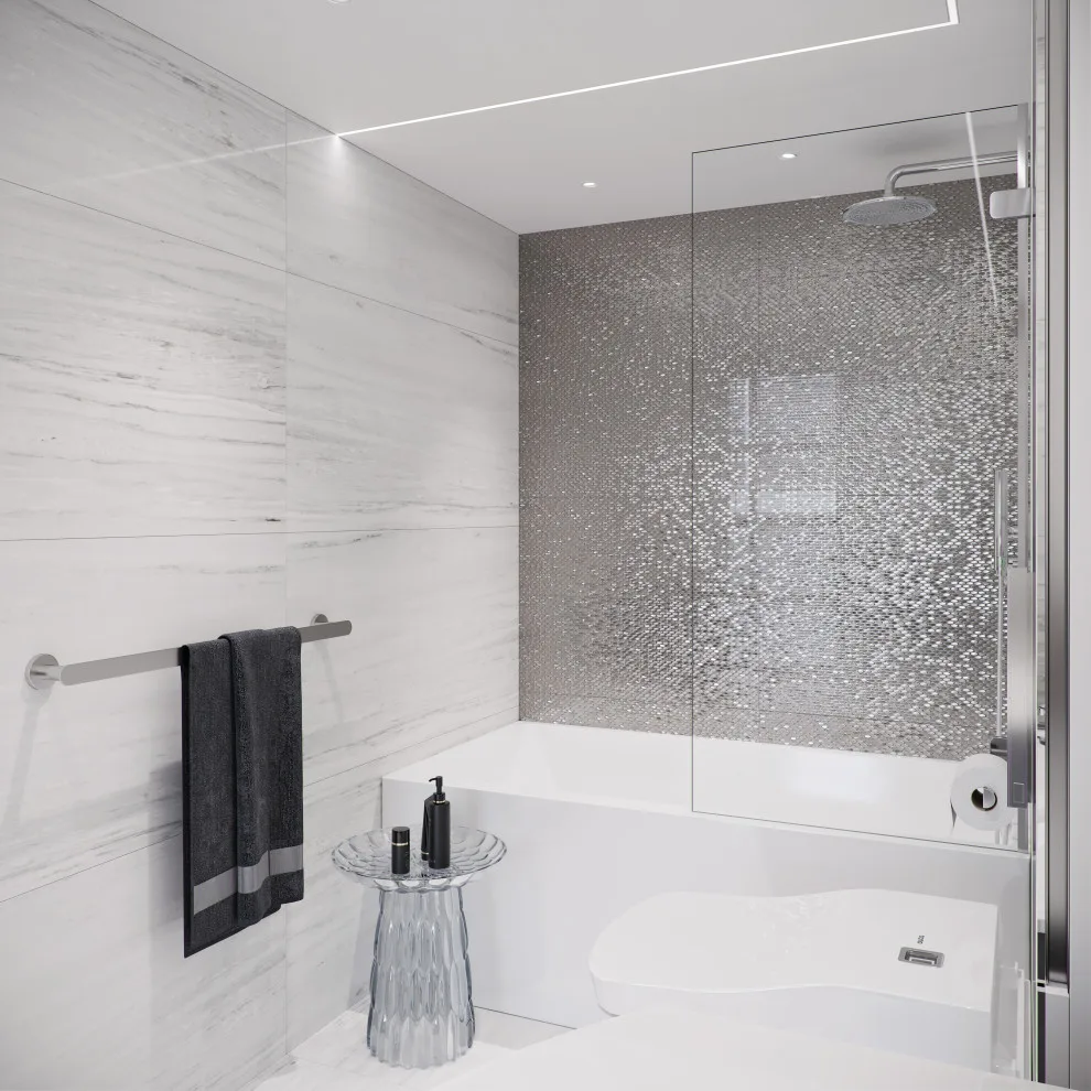 Compact guest bathroom with ample storage options by Paradise City - Photo 6