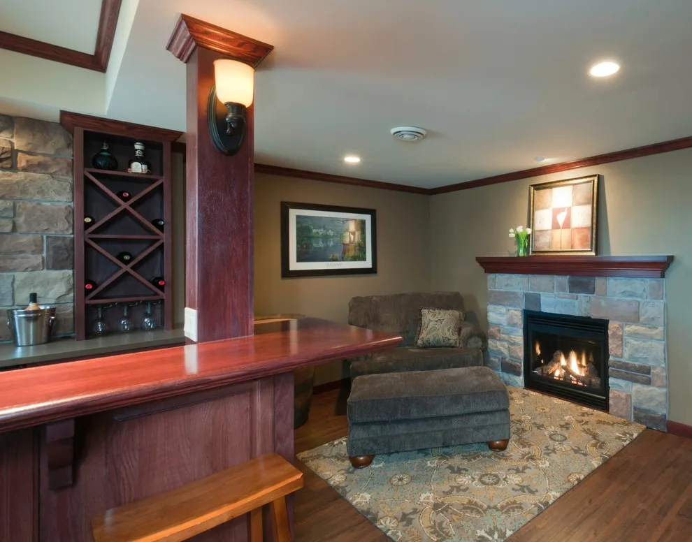 Sun Prairie, WI Classic Basement Bar by Architectural Building Arts, Inc. - Photo 8
