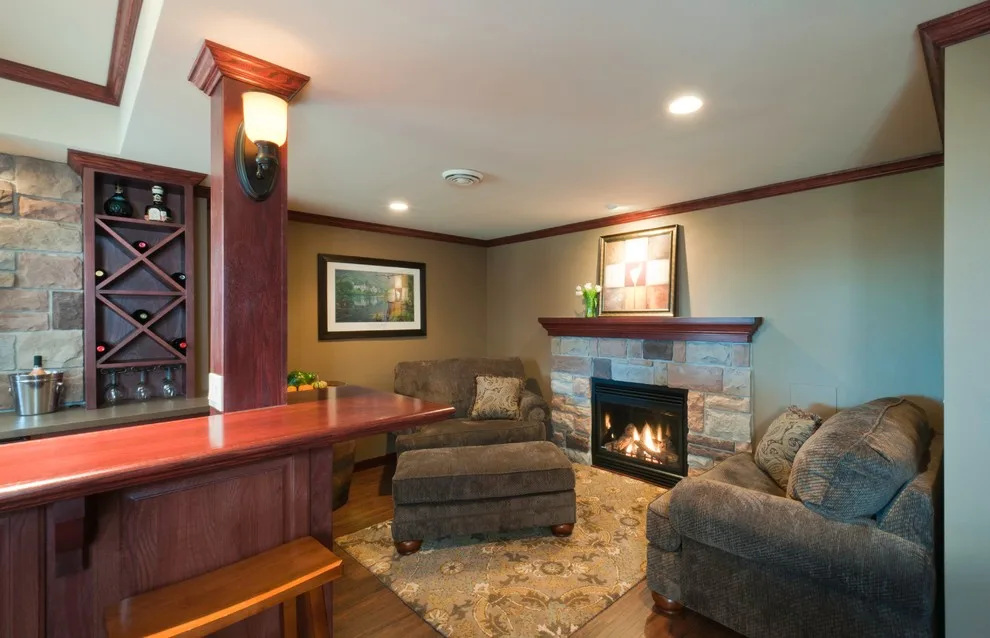 Sun Prairie, WI Classic Basement Bar by Architectural Building Arts, Inc. - Photo 4