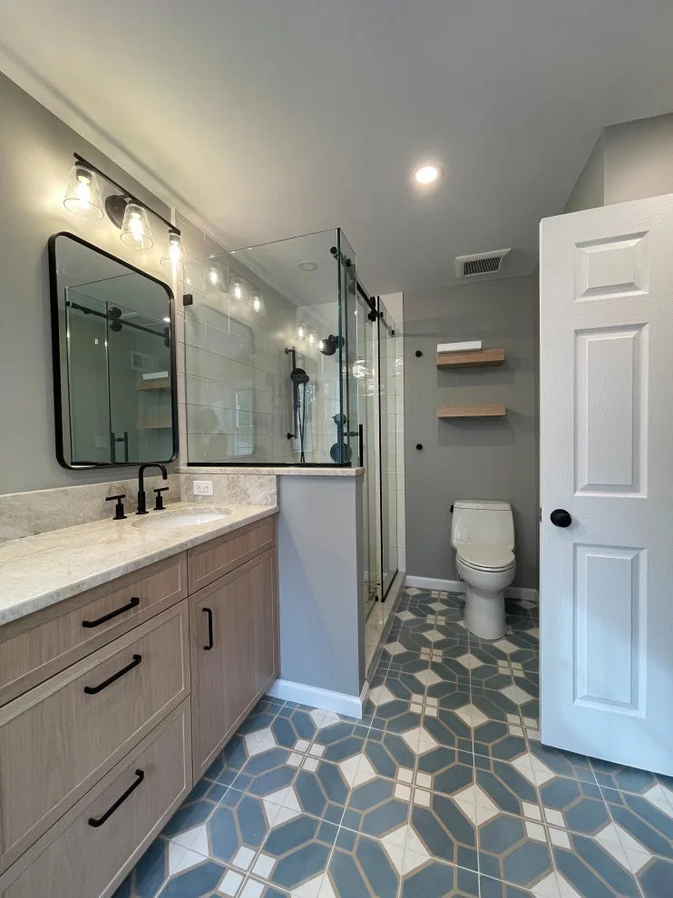 Towson Bathroom Renovation by Whitney Garrett / Kenwood Kitchens - Photo 12