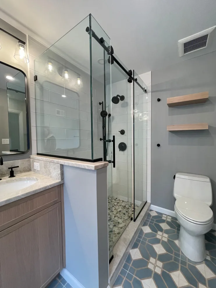 Towson Bathroom Renovation by Whitney Garrett / Kenwood Kitchens - Photo 3