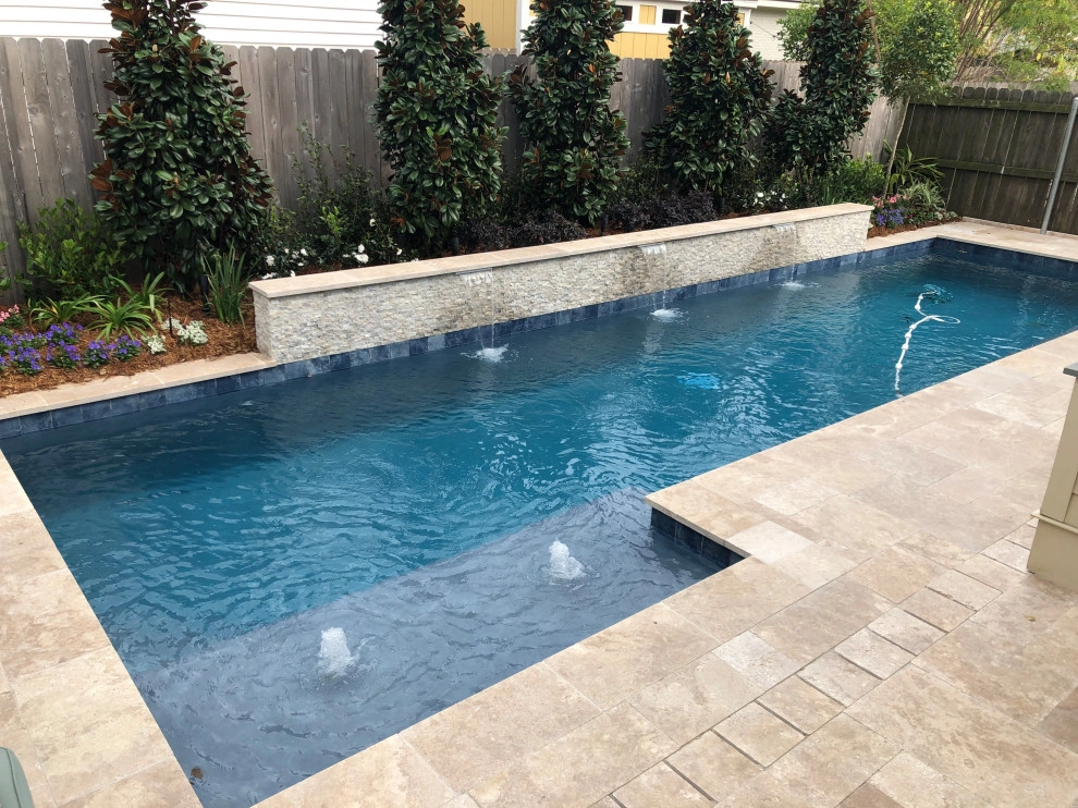 Small Contemporary Garden Pool by Artscape Land Design - Photo 2