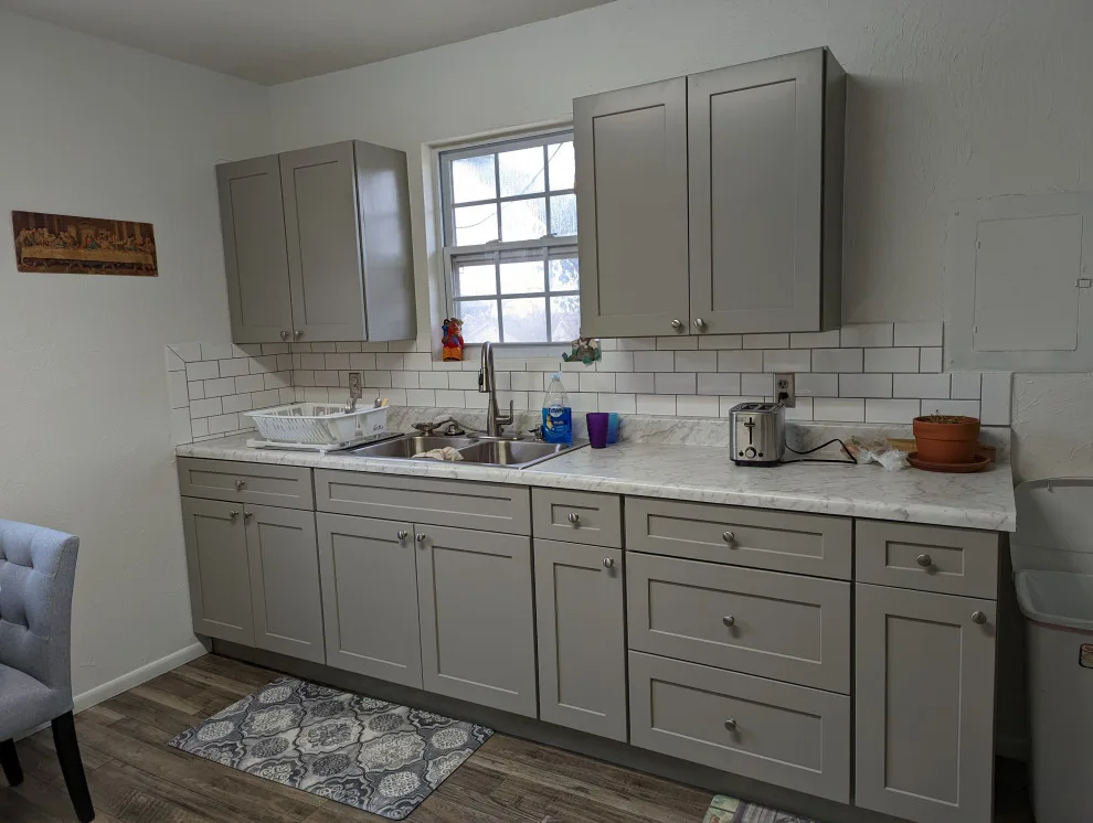 Pebble Grey Traditional Kitchen Renovation by Kitchen Solvers Of Oklahoma City - Photo 2