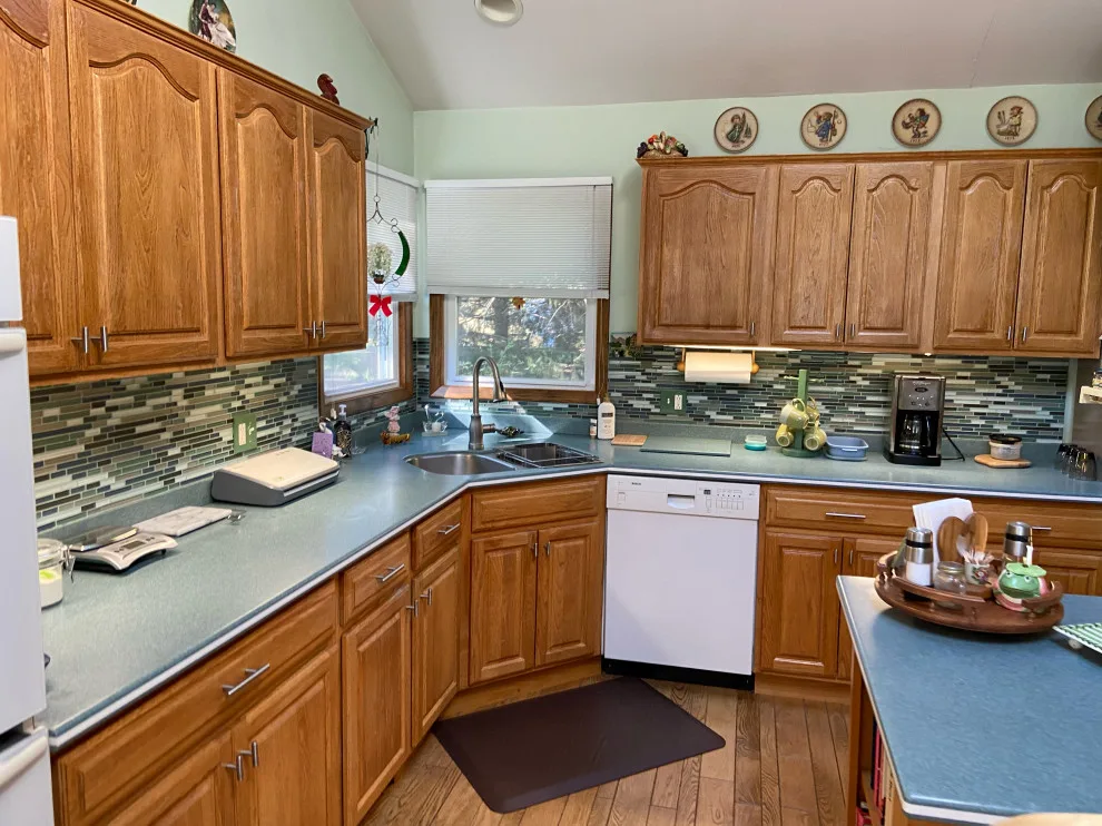 Classic Kitchen Renovation in Snow White with Walnut Glaze by Kitchen Solvers Of Grayslake - Photo 4