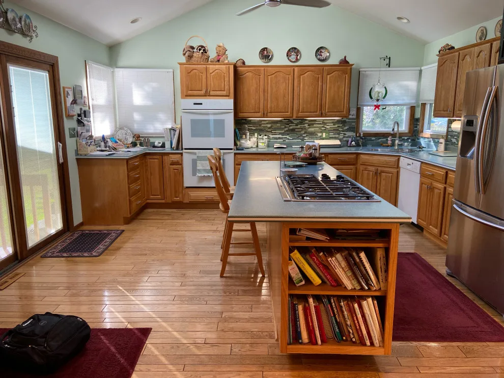 Classic Kitchen Renovation in Snow White with Walnut Glaze by Kitchen Solvers Of Grayslake - Photo 6