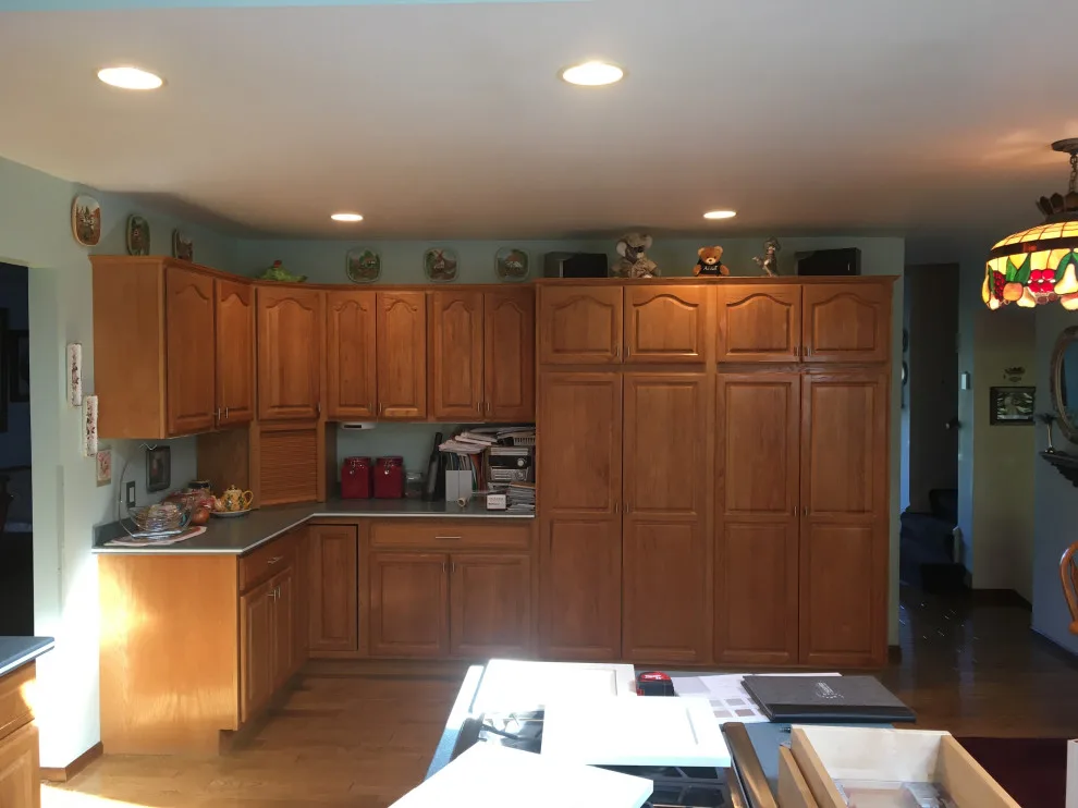 Classic Kitchen Renovation in Snow White with Walnut Glaze by Kitchen Solvers Of Grayslake - Photo 11
