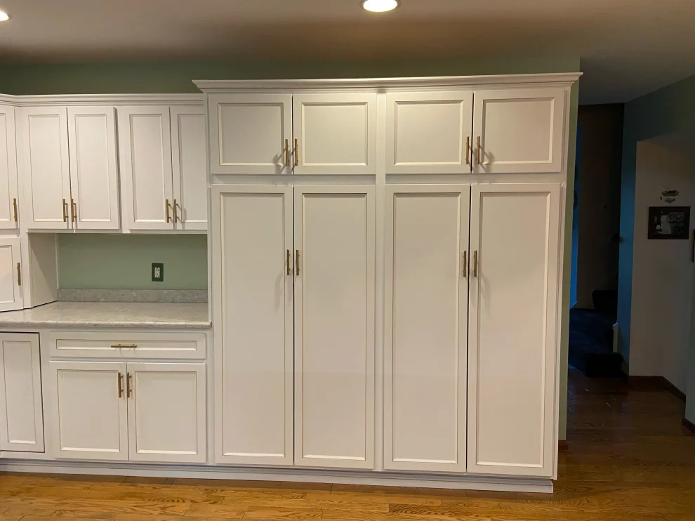 Classic Kitchen Renovation in Snow White with Walnut Glaze by Kitchen Solvers Of Grayslake - Photo 2