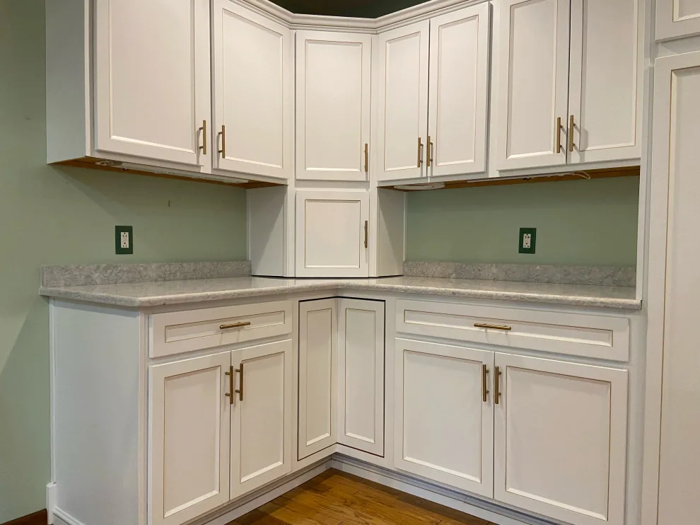 Classic Kitchen Renovation in Snow White with Walnut Glaze by Kitchen Solvers Of Grayslake - Photo 7