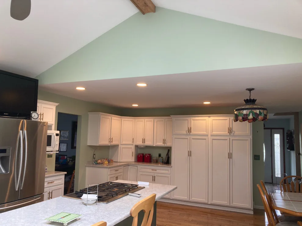 Classic Kitchen Renovation in Snow White with Walnut Glaze by Kitchen Solvers Of Grayslake - Photo 3
