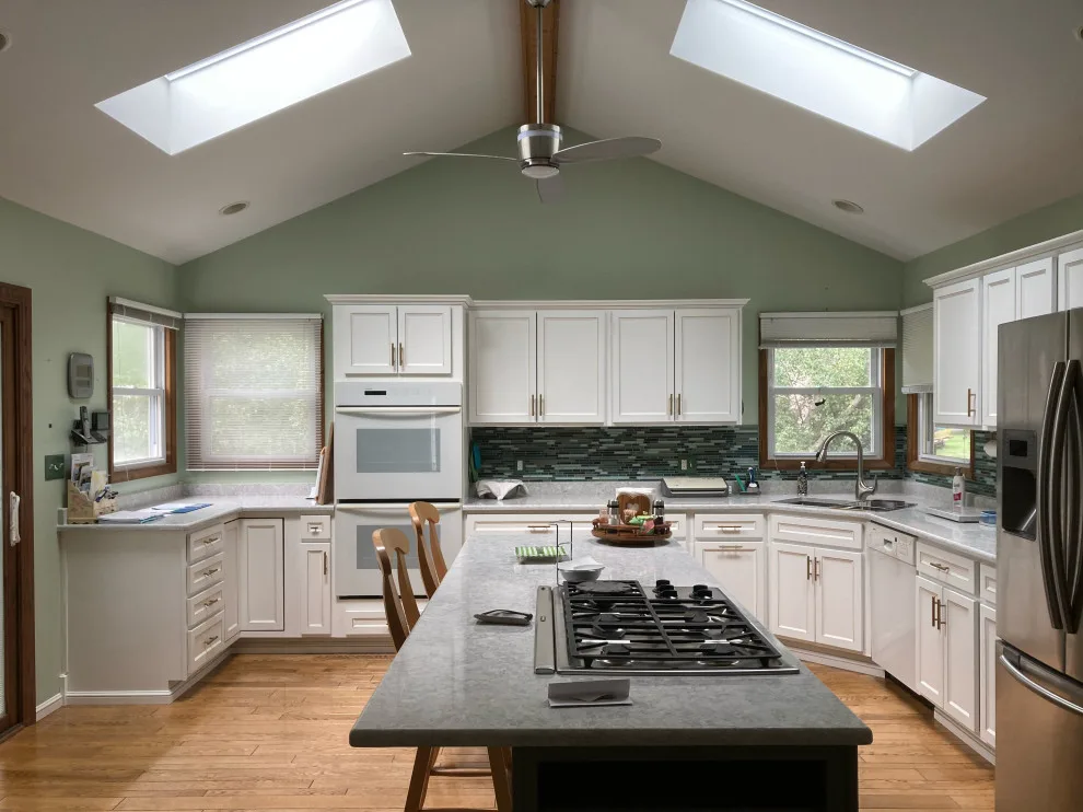 Classic Kitchen Renovation in Snow White with Walnut Glaze by Kitchen Solvers Of Grayslake - Photo 8