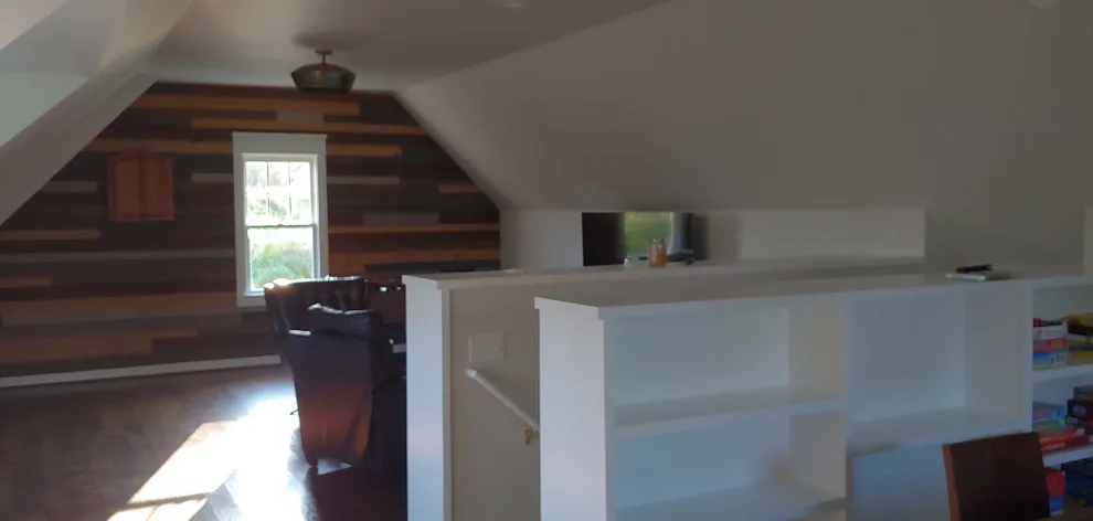 Third Unfinished Attic Converted to Family Room by Richmond Remodeling LLC - Photo 3