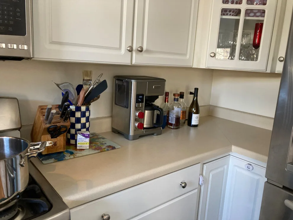 Glacier White Transitional Hybrid Kitchen Renovation by Kitchen Solvers Of Grayslake - Photo 3
