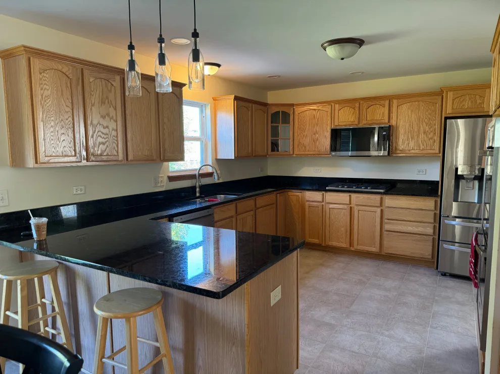 Stratus SuperMatte Transitional Hybrid Kitchen Renovation by Kitchen Solvers Of Grayslake - Photo 11