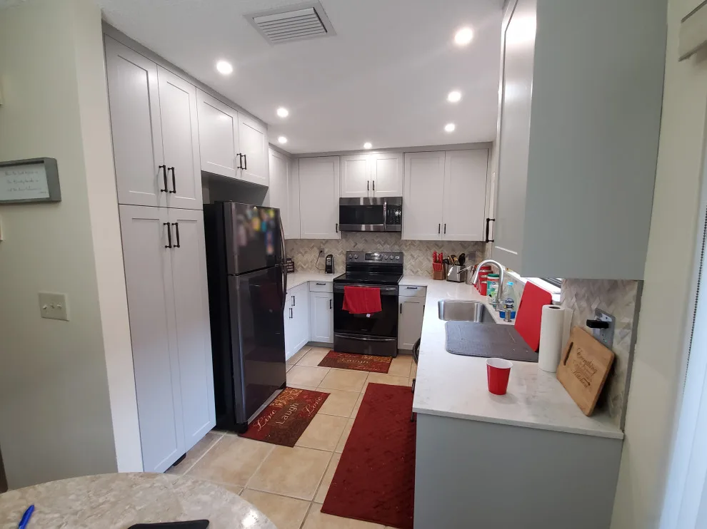 Matte Grey Transitional Kitchen Renovation by Kitchen Solvers Of Fort Lauderdale - Photo 5
