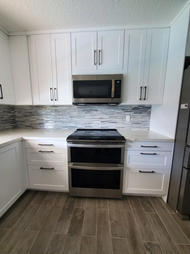 Matte White Transitional Kitchen Renovation by Kitchen Solvers Of Fort Lauderdale - Photo 3