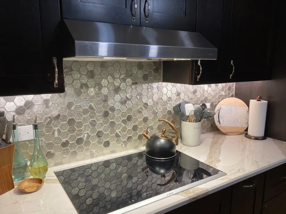 Mocha-Themed Transitional Kitchen Renovation by Kitchen Solvers Of Grayslake - Photo 7