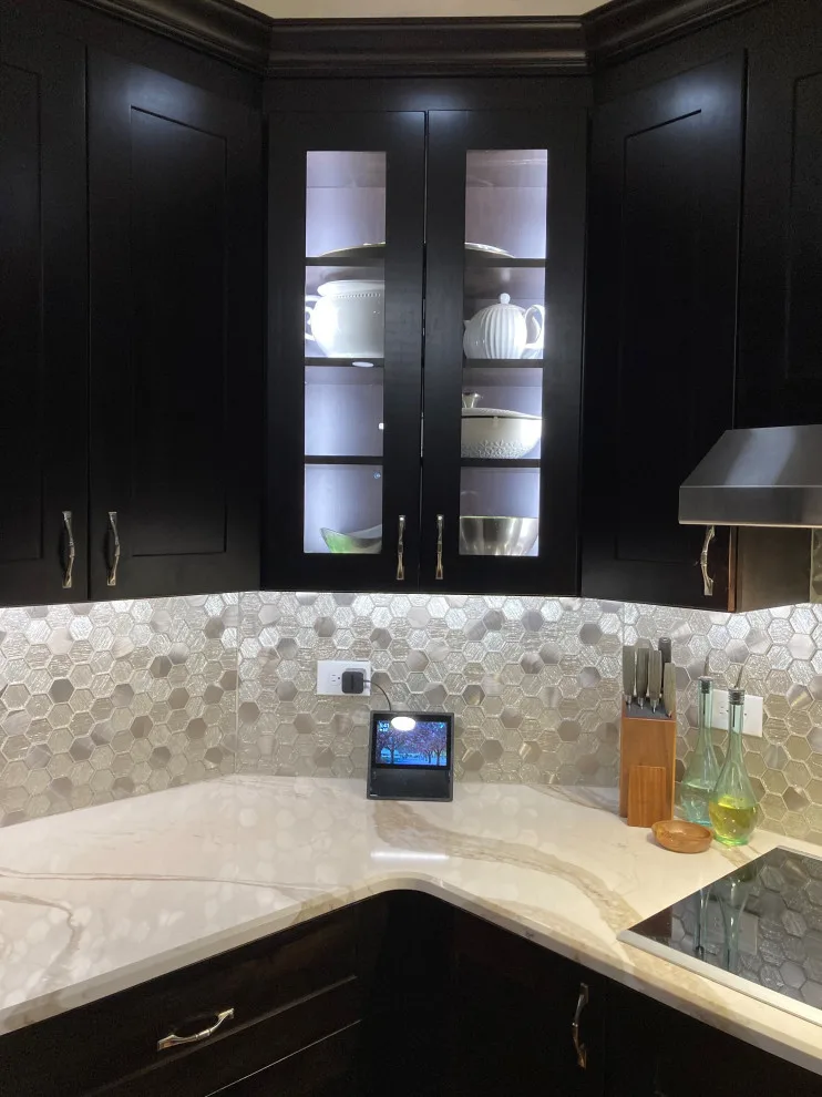 Mocha-Themed Transitional Kitchen Renovation by Kitchen Solvers Of Grayslake - Photo 9