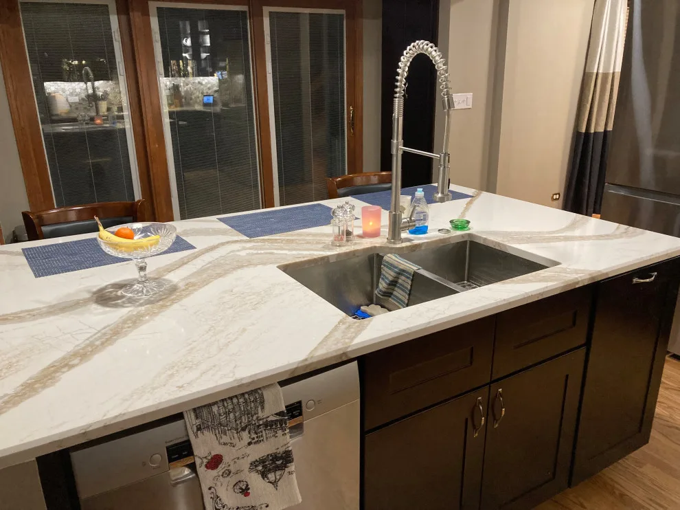 Mocha-Themed Transitional Kitchen Renovation by Kitchen Solvers Of Grayslake - Photo 20