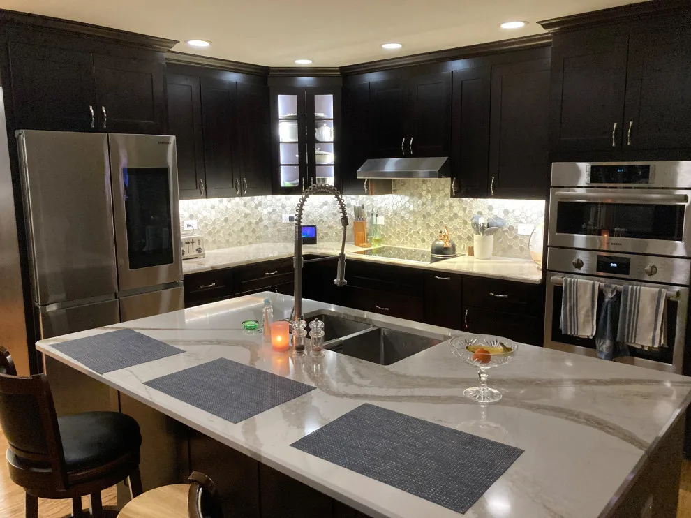 Mocha-Themed Transitional Kitchen Renovation by Kitchen Solvers Of Grayslake - Photo 6