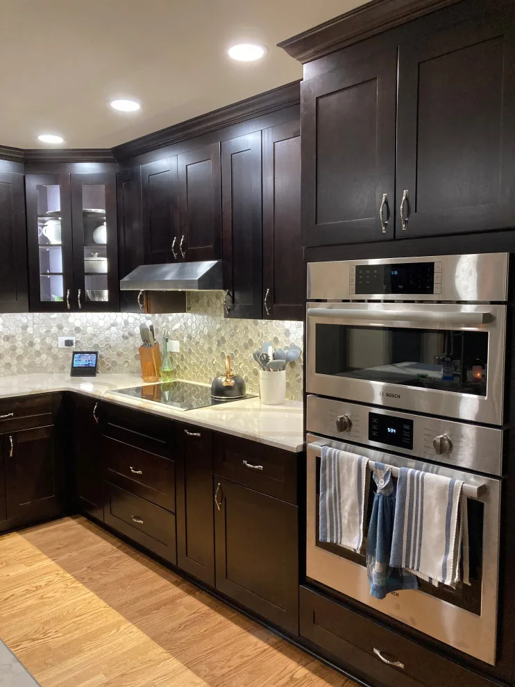 Mocha-Themed Transitional Kitchen Renovation by Kitchen Solvers Of Grayslake - Photo 14