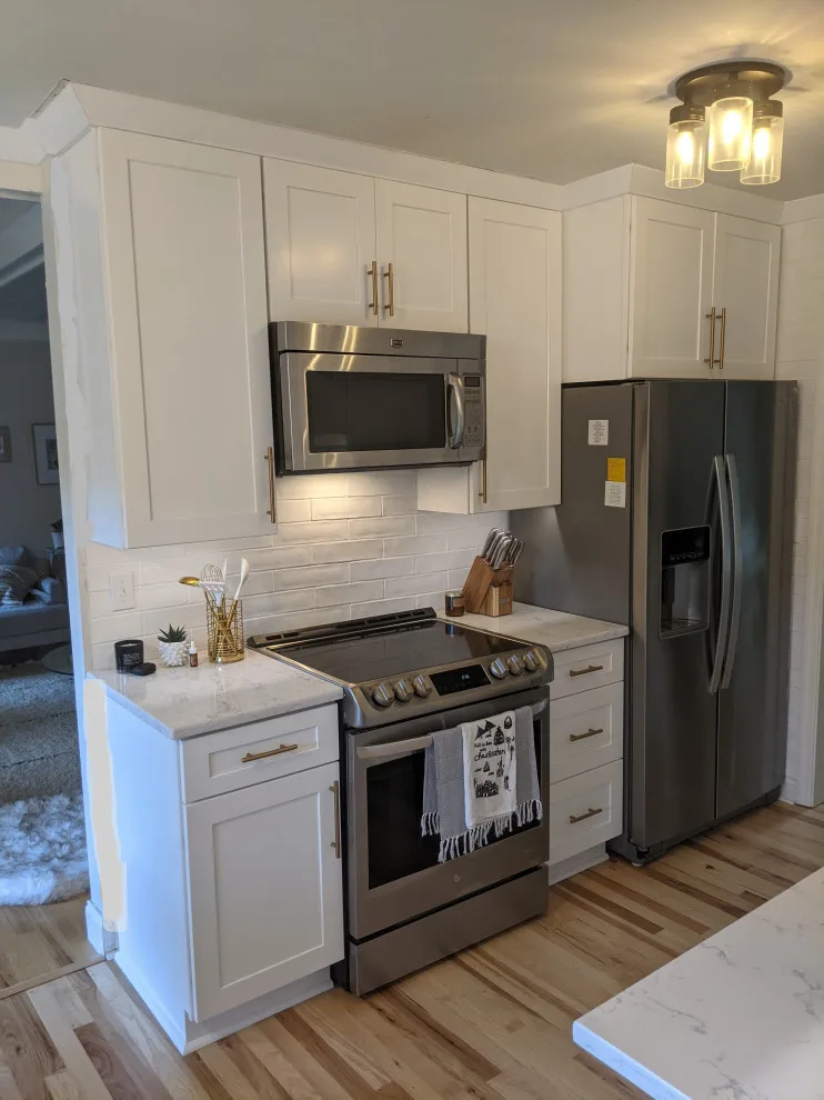 Polar White Transitional Kitchen Renovation by Kitchen Solvers Of Charleston - Photo 2