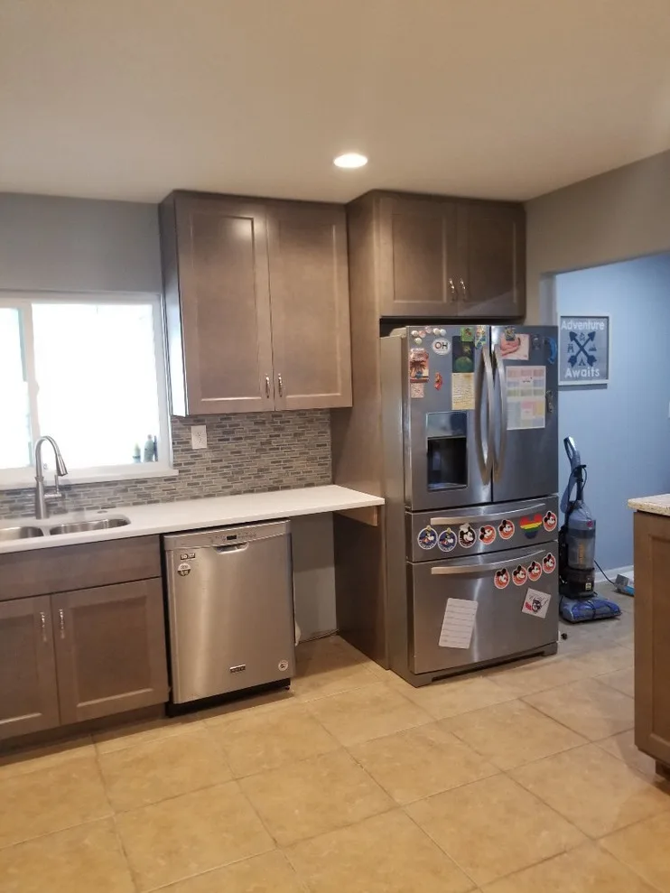 Smoky Finish Transitional Kitchen Renovation by Kitchen Solvers Of Orlando - Photo 3
