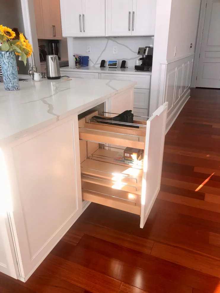 Snow-Colored Transitional Kitchen Renovation by Kitchen Solvers Of Charleston - Photo 4
