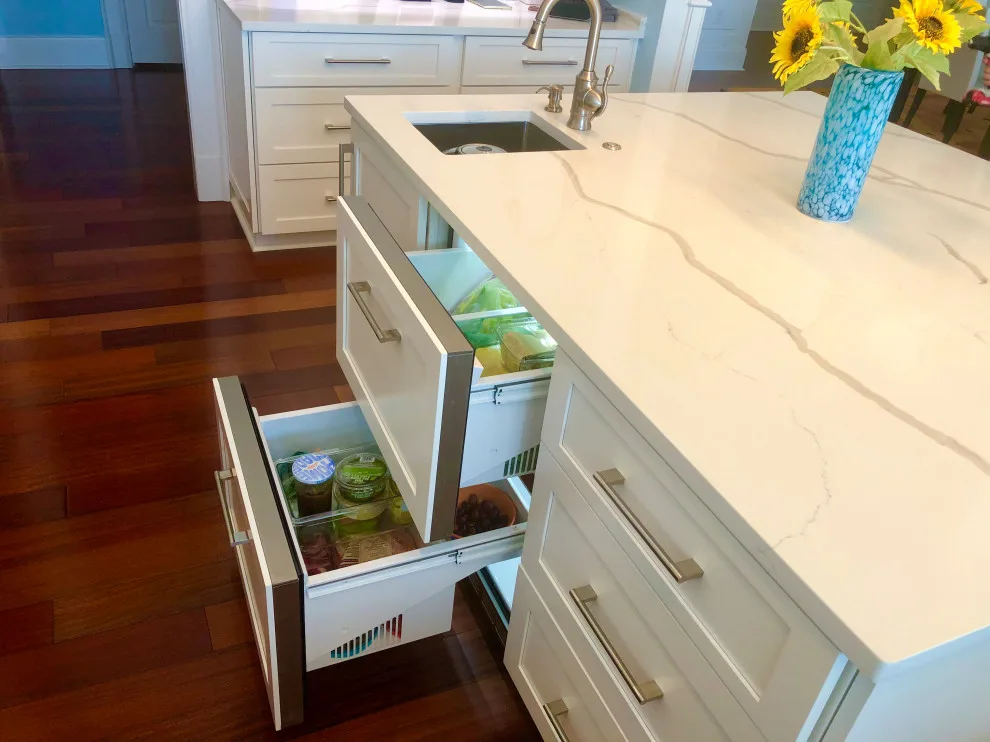 Snow-Colored Transitional Kitchen Renovation by Kitchen Solvers Of Charleston - Photo 6