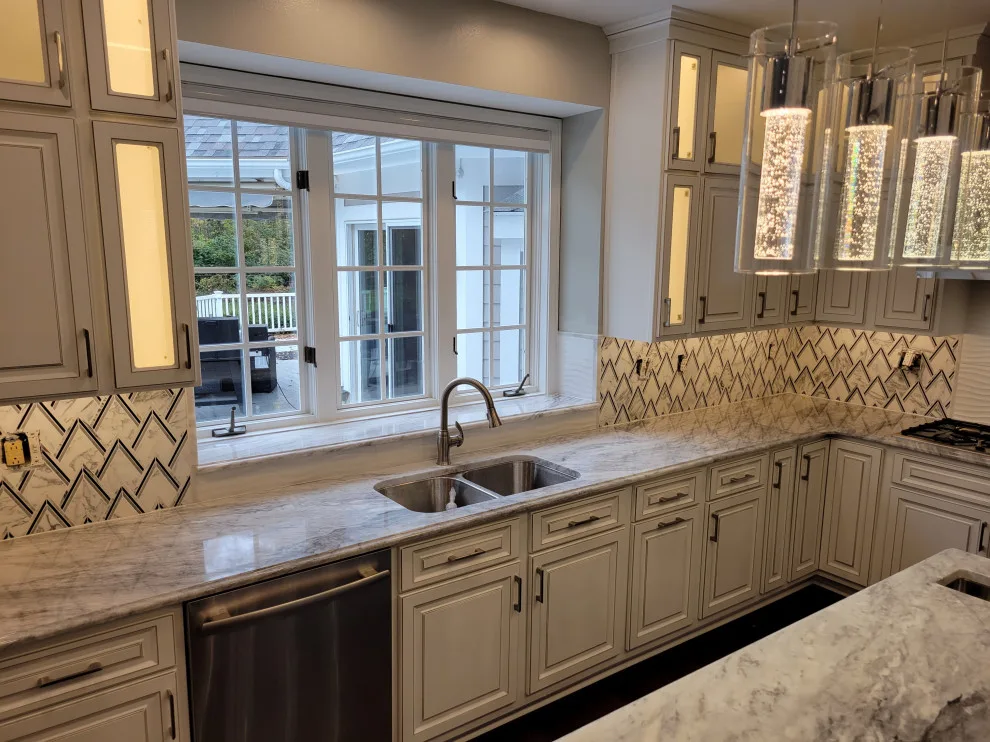 Two-Tone Color Transitional Kitchen Renovation by Kitchen Solvers Of Fort Wayne & Toledo - Photo 9