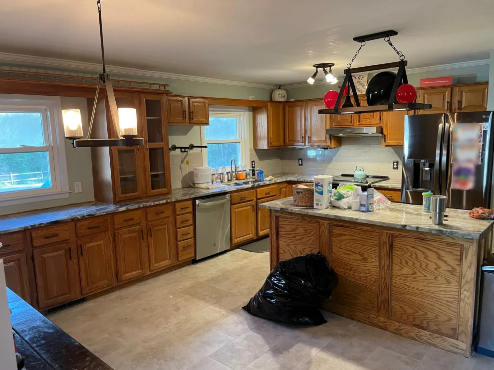 Two-Tone Color Transitional Kitchen Renovation by Kitchen Solvers Of Charleston - Photo 3