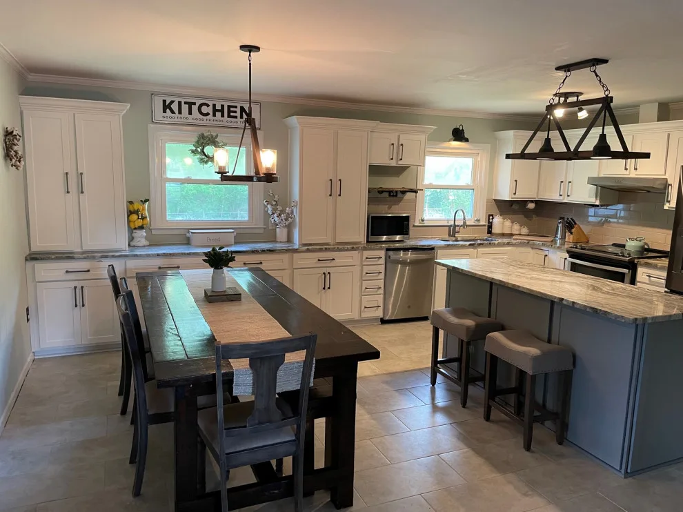 Two-Tone Color Transitional Kitchen Renovation by Kitchen Solvers Of Charleston - Photo 5