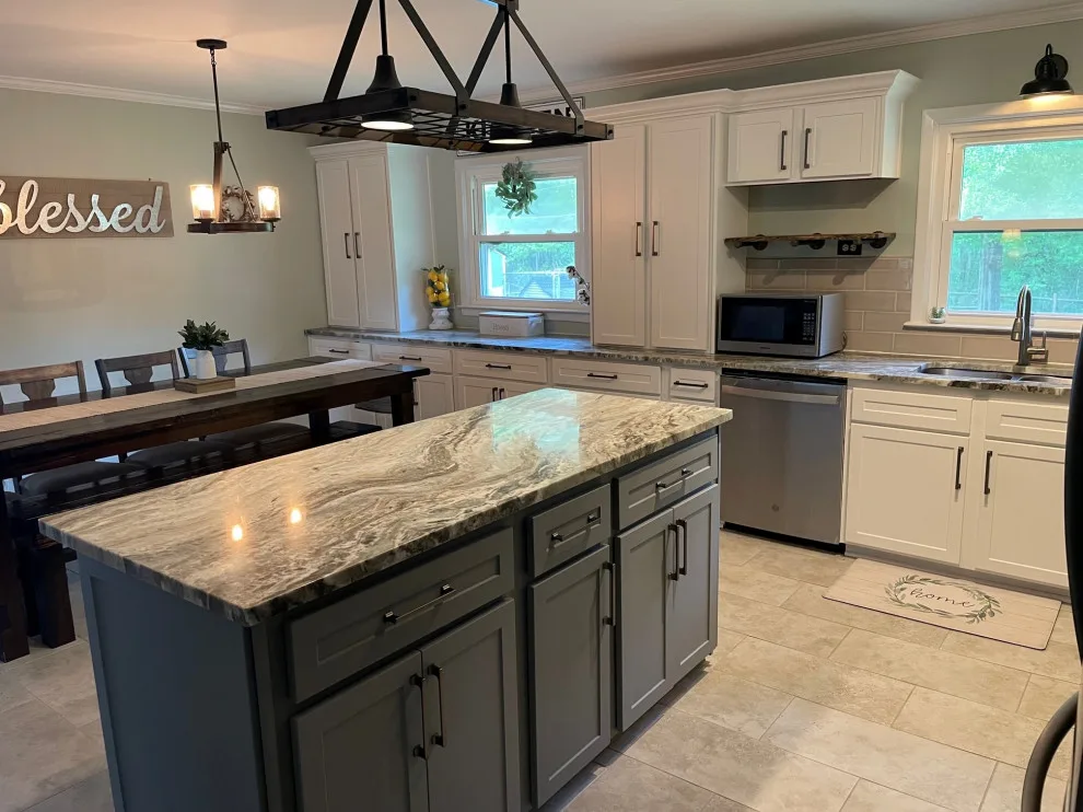 Two-Tone Color Transitional Kitchen Renovation by Kitchen Solvers Of Charleston - Photo 2