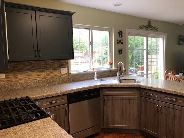 Two-Tone Kitchen Remodel Transition by Kitchen Solvers Of Grayslake - Photo 9