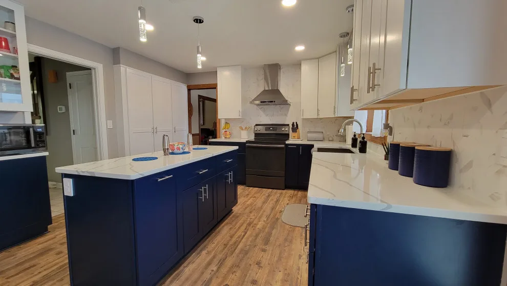 Bicolor Kitchen Renovation Completed by Kitchen Solvers Of Allentown - Photo 2