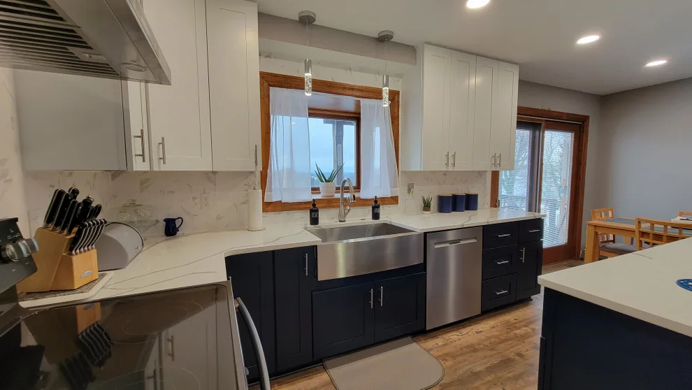 Bicolor Kitchen Renovation Completed by Kitchen Solvers Of Allentown - Photo 4