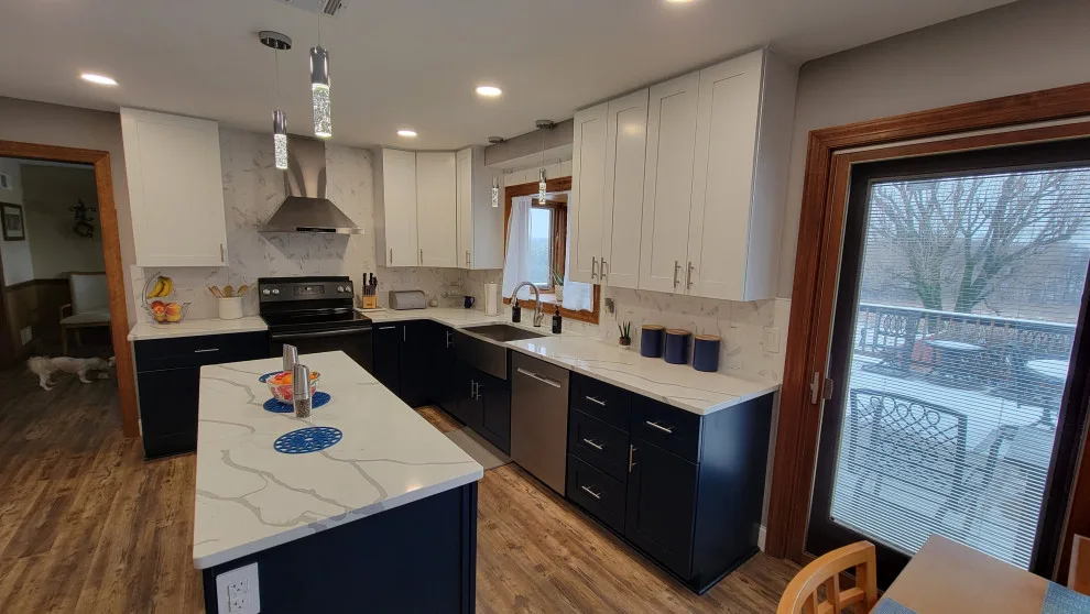Bicolor Kitchen Renovation Completed by Kitchen Solvers Of Allentown - Photo 6