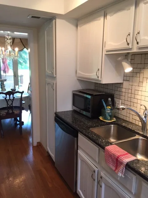 White Lowland Door Transitional Kitchen Renovation by Kitchen Solvers Of Oklahoma City - Photo 5